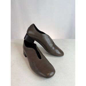 Yoko Imanishi Grey Leather Shoes EU Sz 38